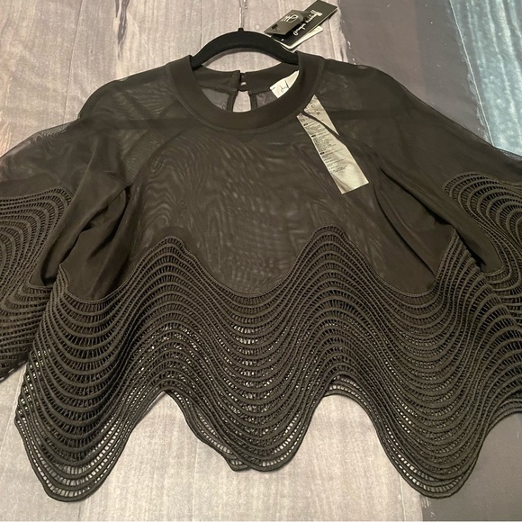 Joseph Ribkoff Sheer Topper Size 14 NWT - Picture 3 of 11